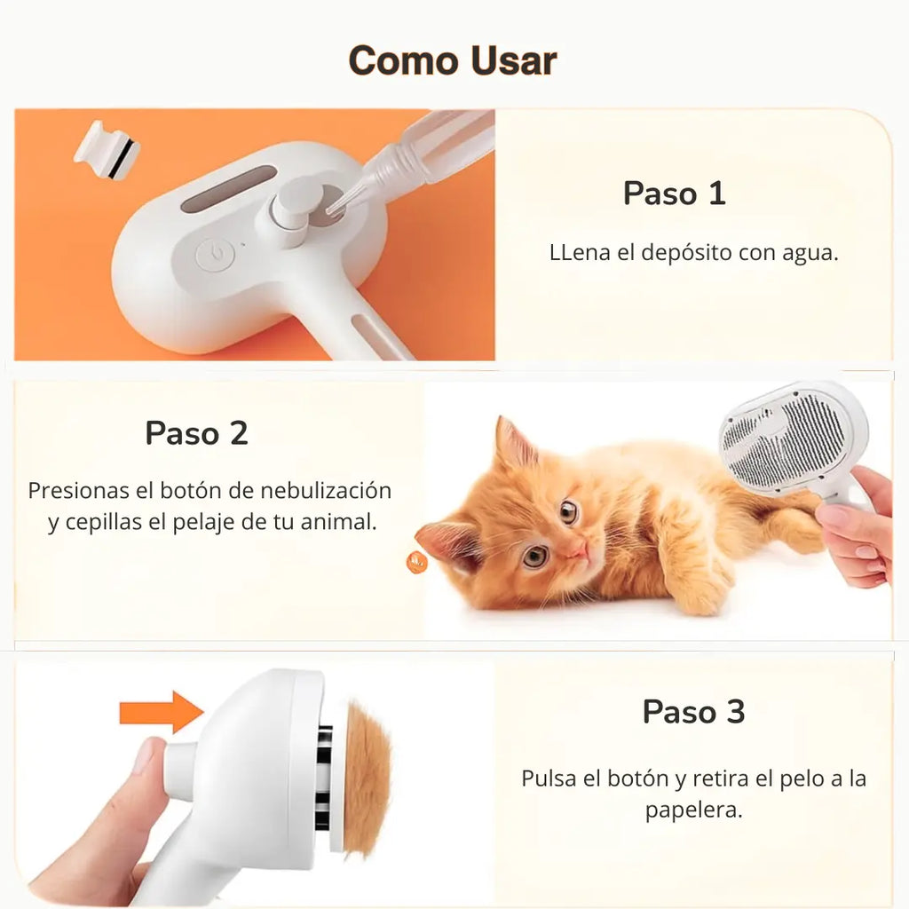 Cepillo Quitapelos Autolimpiante