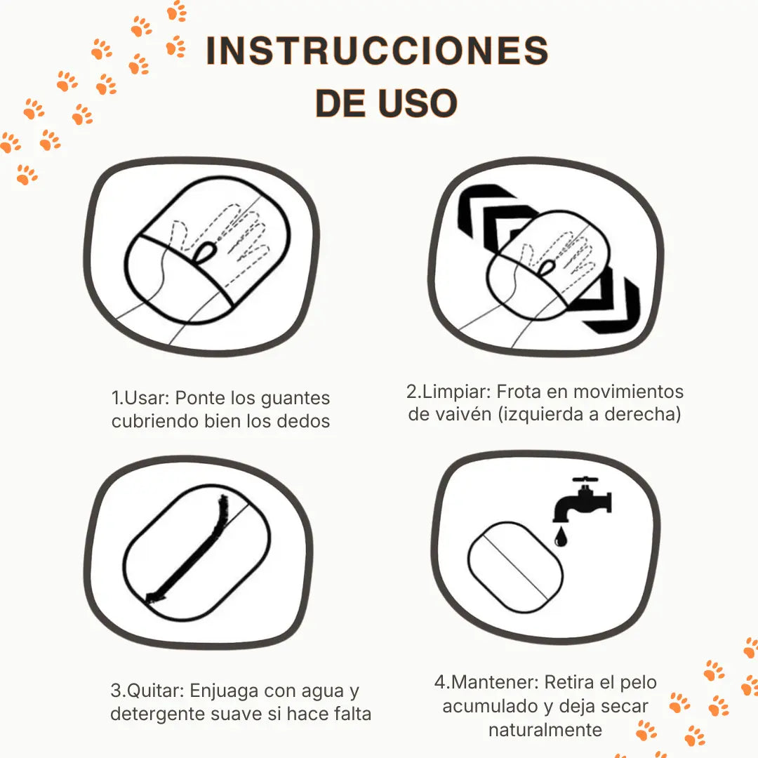 Guante Quitapelos Electroestático 🐾