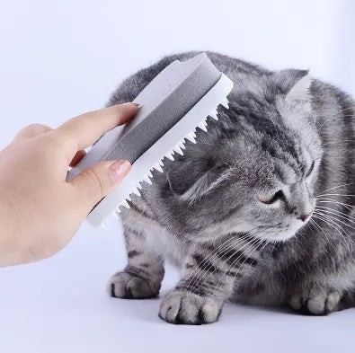 Cepillo y peine de doble cara para eliminar el pelo de mascotas