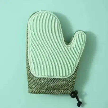 Guantes de silicona masajeador para mascotas